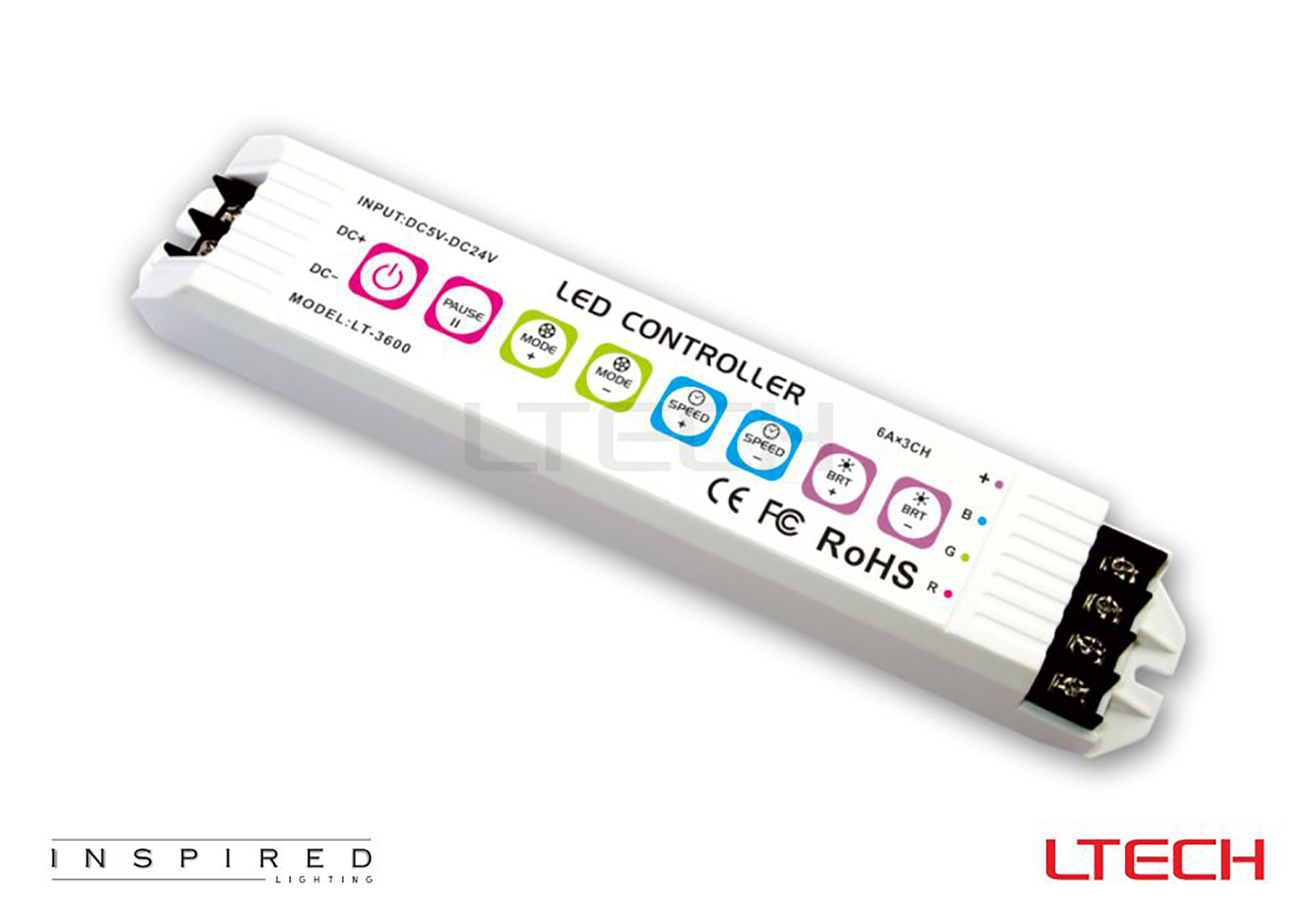 RGB Controller Controllers LTECH DMX / RGB / WWCW RGB Controller Controllers LTECH DMX / RGB / WWCW